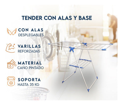 Waggs Tender Plegable Con Alas Y Base TRPA001 1