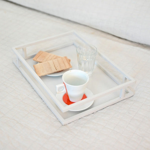 LOAKs Breakfast Tray for Serving on Bed or Table - Iron and Sheet Metal 1