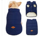 Ropa Capa Abrigo- Perro Mascota Impermeable Forro Polar Azul 3