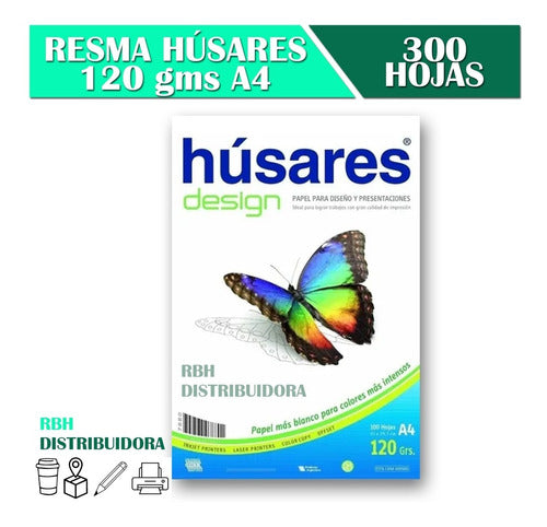 Resma Husares 7878 Design A4 120g x 300 Sheets 1