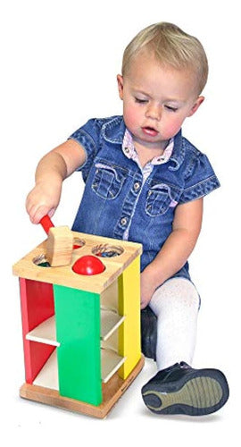 Melissa Y Doug Pound Y Roll Tower (juguete De Desarrollo, Ju 1