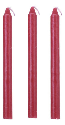 Pack of 100 Long Plain Candles 0