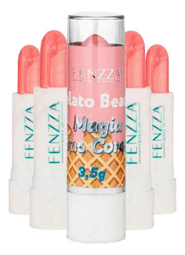 4 Batom Gelato Beauty Magia D/ Cores  Fz20045 Fenzza Atac Sj 0