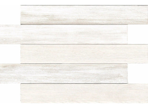 Ceramica Para Pared Diseño Listelos Blancos Poroso 34x50 0