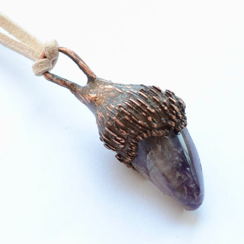 Joyas Pura Vida: Amethyst Quartz Pendant, Spiritual Gift 2