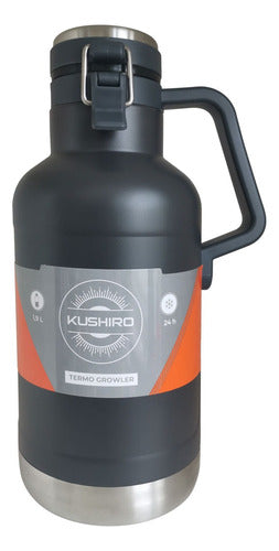 Kushiro Thermal Growler 1.9 L Stainless Steel 24 Hrs 2