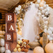 Cubo Marrón Letras Baby 4 Baby Shower Decoracion Tono Madera 2