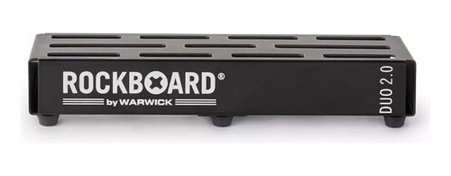 RockBoard RBO B2.0 DUO B Pedalboard with Warwick Case - Holds 3-5 Pedals 1