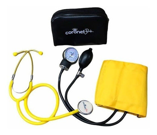 Coronet Aneroide Sphygmomanometer with Stethoscope 4