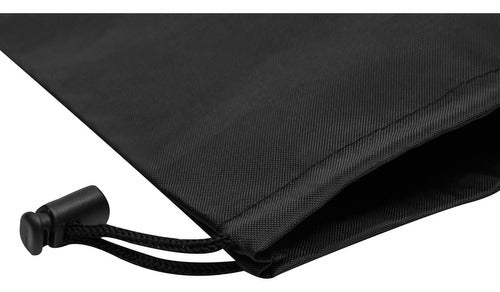 Bolsa De Nylon Con Cierre, Paquete De 12, Negro, 15x20cm 1