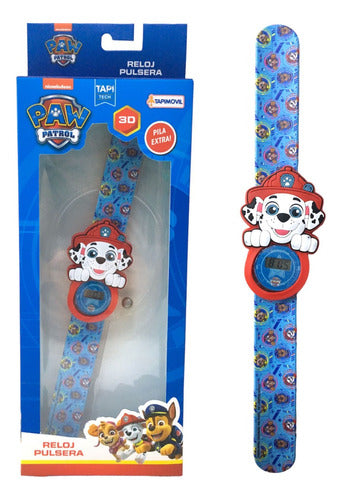 Reloj Infantil 3d Paw Patrol Orig Tapimovil Pce 9917 Bigshop 0