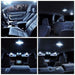 Mitsubishi 6pcs Cool White LED Interior Light Package Kit for 2009 2