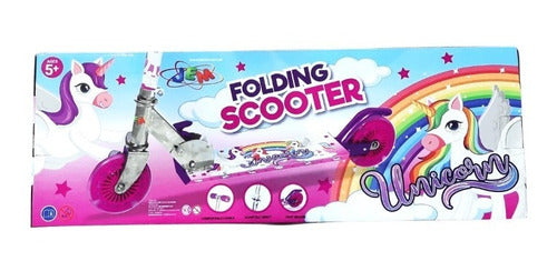 JEM Foldable Unicorn Scooter 2