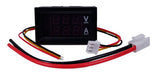 Duaitek Voltimetro Amperimetro 99.9V 10A Display Rojo Azul Dsn-vc288 3