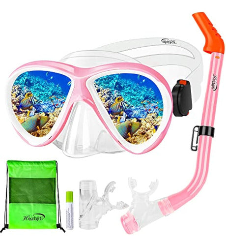 Hezbjiti Kids Snorkeling Set with Replacement Mouthpiece 0