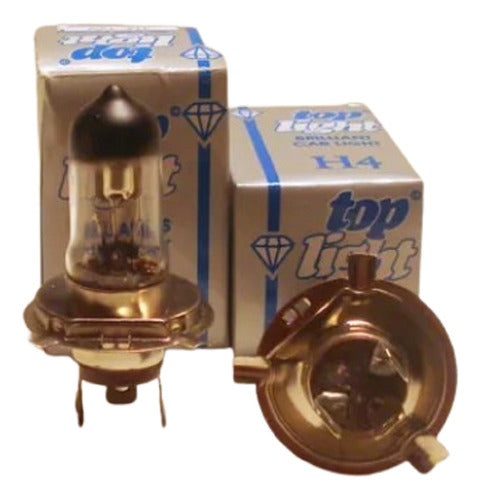 Set of 2 H4 12v 100/90 W 30% Xenon Gas Headlight Bulbs 0