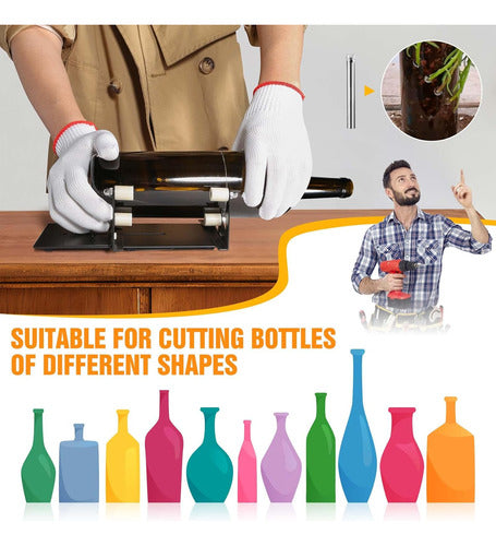 MDKAVE Glass Bottle Cutting Kit - Complete Manual Set 4