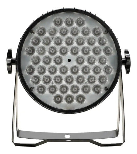 Tecshow Nebula Flat 81 Par Led Dmx 54 Leds 3 En 1 Rgb De 1.5w 2