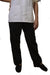 White/Black Unisex Chef Kitchen Gastronomy Pants 3