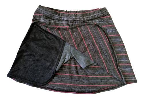Black Sparkly Lycra Short Skirt for Volleyball Tennis Hockey 2