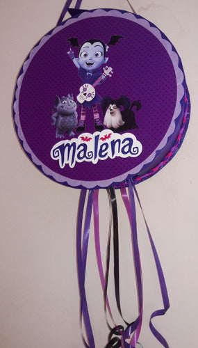Personalized Vampirina Birthday Drum Piñata 2