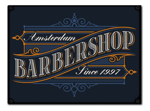 Generic Vintage Framed Artwork - Barber Shop 0