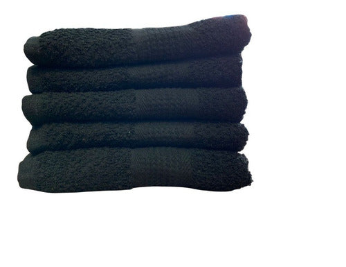 Wossen/Iris 6 X Black 100% Cotton Towels for Beauty and Wellness 0