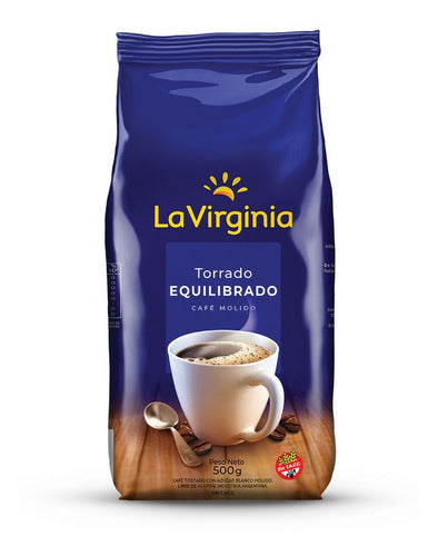 Café Molido La Virginia Torrado Equilibrado 500 Gr x 12 Un 1