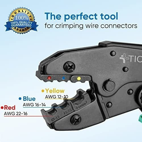 Ticonn Crimping Tool for Heat Shrink Connectors - 30c 1