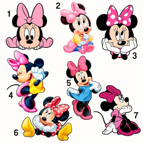 Inda.stickers Parches Termoadhesivos Minnie Mouse Disney Aplique Textil 1