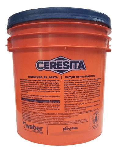 Ceresita Weber Hidrofugo 1k Pasta Pared Exterior Piso Techo 1