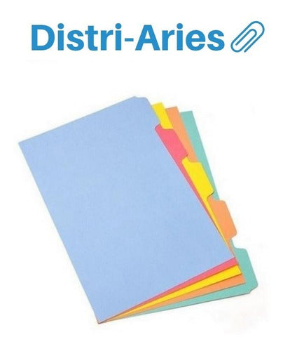 Cardstock Divider Set - 20 Packs of 5 Positions Each 1