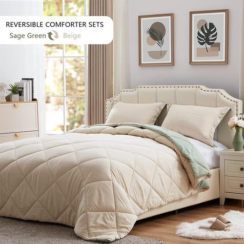 Nexhome Lightweight Comforter Set Twin Size, Down Alternativ 1