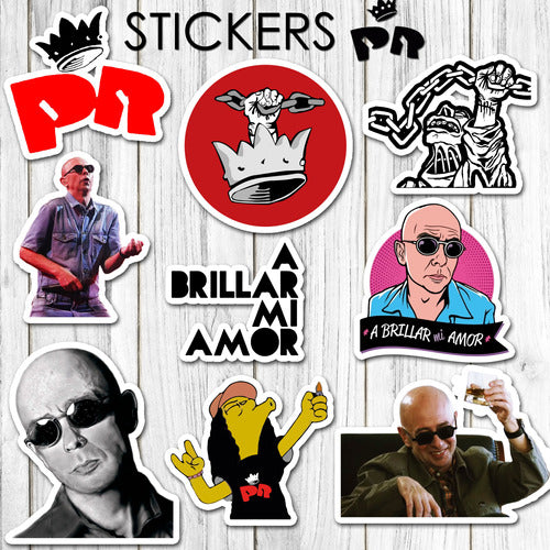 Stickarte_Arg Stickers Los Redondos Patricio Rey Indio Solari 15 Unidades 1