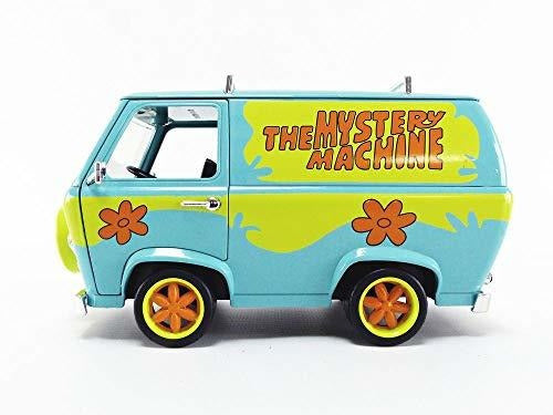 Jada Toys Scooby-Doo 1:24 Mystery Machine Coche Fundido A Presión Con 1