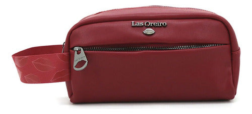 Las Oreiro Travel Organizer Eco Leather Double Compartment New 3