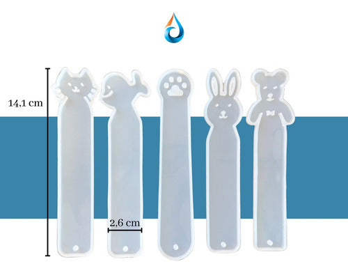 Combo of Molds for Making Animal Bookmarks Epoxy Resin 2