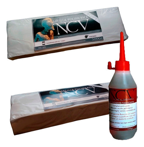 NCV Polymer Clay Soft 1kg for Sculpting and Softener 0