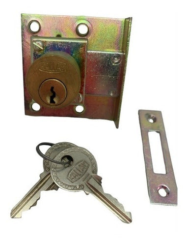 Kallay Bronze Furniture Door Lock 1001/2 - 30mm 1