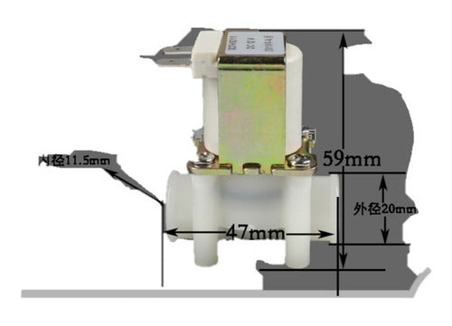 TecnoliveUSA Solenoid Valve 1/4'' Normal Closed 220v 2