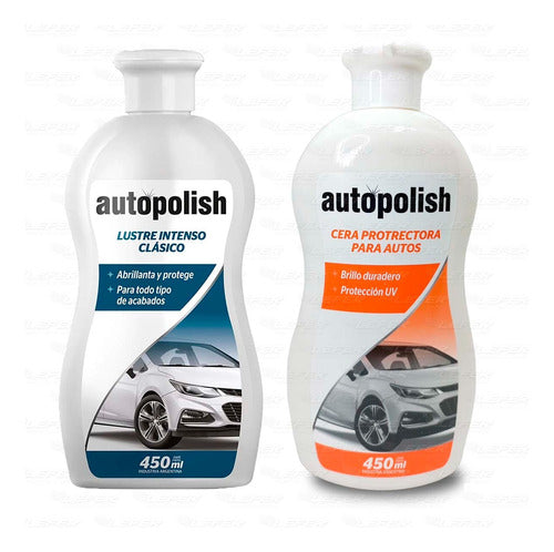 Autopolish Classic Scratch Remover + Protective Wax X 450 Ml 0