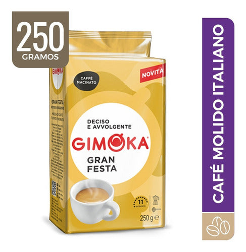 Combo Café Molido Gimoka Italia Tostado - 500gr. 1