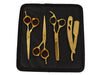 Kit 3 Tesouras E 1 Navalhete Barbearia Profissional 2