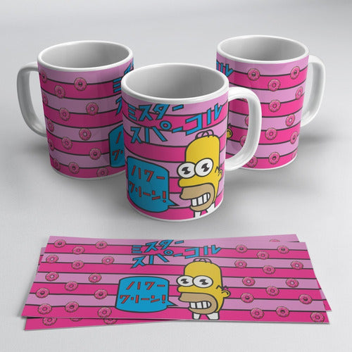 Plantillas Los Simpsons Sublimación Tazas / 40 Plantillas 6