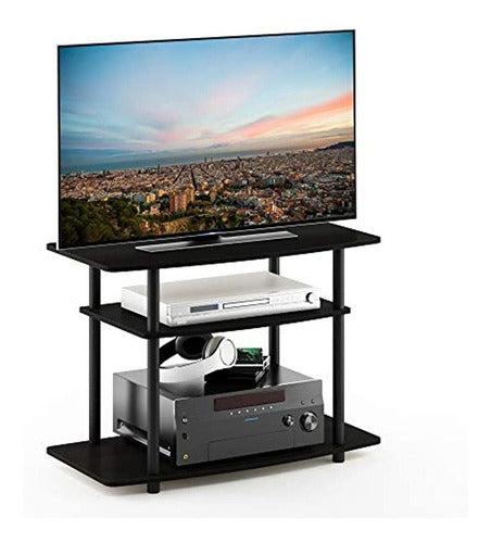 Furinno 13192EXBK TurnNTube Tool-Free 3-Tier TV Stand 3