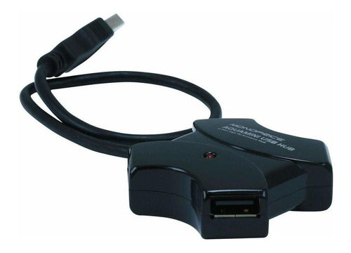 Monoprice 4-port Usb 2.0 hub Pasivo (106631), Negro 0