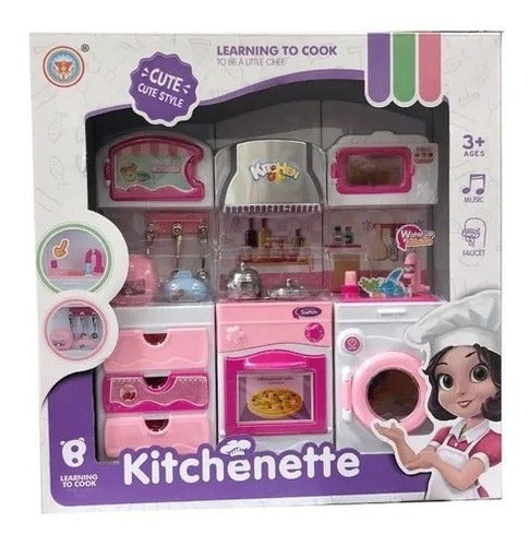 Set De Cocina Para Muñecas 3 Modulos Con Accesorios 0