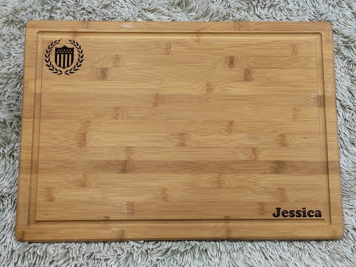 MT Maderas Personalized Bamboo Family Serving Board 5