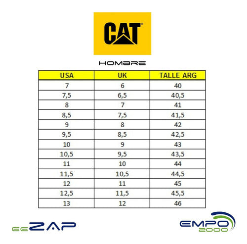 Caterpillar Zapatillas Hombre Seal 120052 Empo2000 4