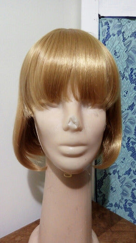 Peluca Tipo Cosplay Rubia Amarilla D La Parti Wigs! 1